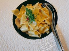 蘑菇蒜香柠檬奶油意大利面-燃扒房Steakhouse(皇庭店)