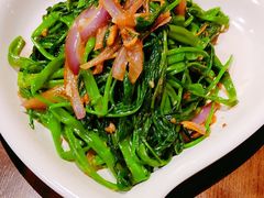 马拉盏炒通菜-大头虾越式风味餐厅(光明广场店)