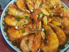 油焖大虾-北大地皖峰饭馆
