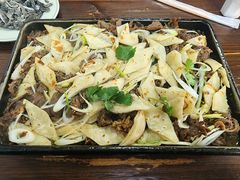 铁板牛肉拌饼-清真永恒华威肉饼(潘家园店)