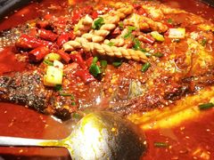 -探鱼·鲜青椒爽麻烤鱼(天河优托邦店)