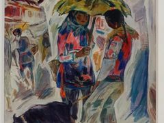 宋贤珍·油画《倷到啥地方去》-上海油画雕塑院