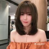分享一款非常修饰脸型的发型、初恋头