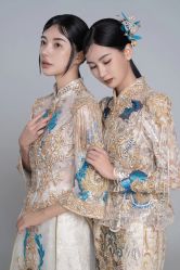 -懿沉香中式嫁衣礼服秀禾服龙凤褂马来褂旗袍总店