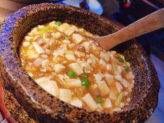 石锅鸡汤豆腐-绿茶餐厅(光谷世界城步行街店)