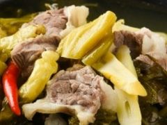 酸菜牛肉-铁炉农家菜馆