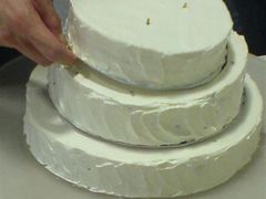 虽然看上去不咋滴，但超贵的婚宴蛋糕半成品-榖屋house of flour(张江首店)