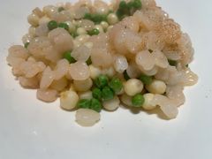 手剥高邮河虾仁炒百合蚕豆-狮王府淮扬菜(万象城店)