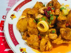 宫保茄子虾球-金多鱼大排档·烤鱼·烧烤·宵夜(江南水都店)