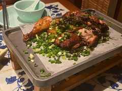 绿茶葱香烤鸡-绿茶餐厅(光谷世界城步行街店)