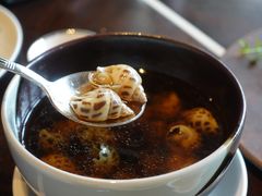 古越陈酿煮花螺-杭州西子湖四季酒店·金沙厅