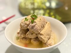 鸡汁荠菜百叶包-玫瑰厅上海菜(兴国路店)