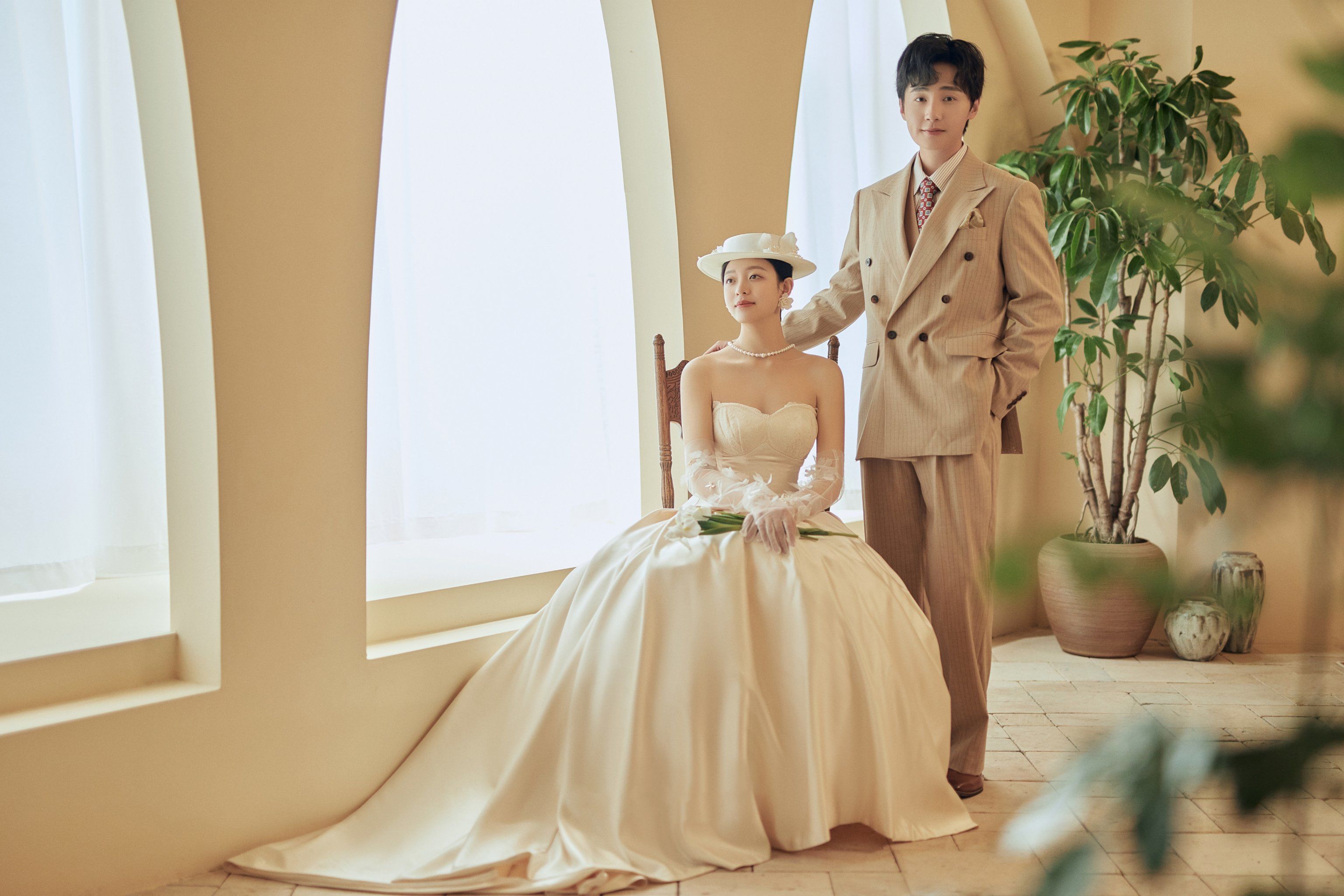 港风婚纱照时尚感既视感 把怀旧的风情都融入照片里