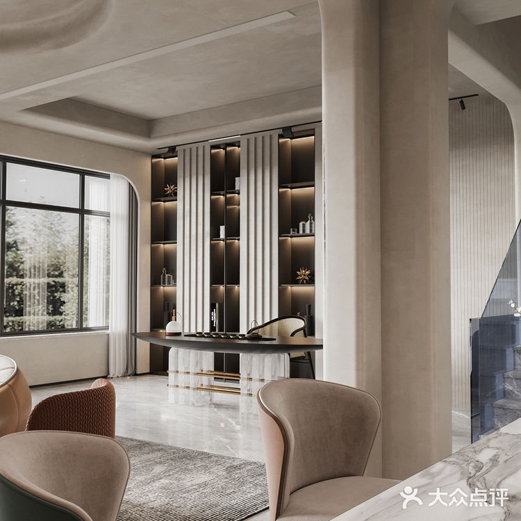 缪斯设计｜350㎡艺术奢宅，精致有品位的唯美情调