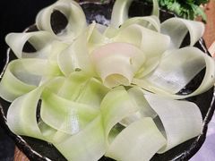 八秒功夫青笋片-盡膳口福跷脚牛肉火锅(晶耀前滩店)