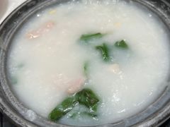 枸杞叶鱼片肉片粥-广州逸林假日酒店·四季桃源中餐厅(白云山风景区店)