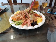 肉丝拌拉皮-洁神饭庄·海鲜·青岛菜·30年老字号(五四广场店)