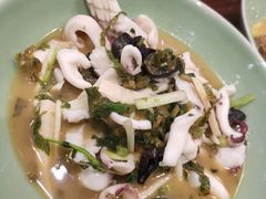 雪菜冬笋炒目鱼-虎哥私房菜(馒头山店)