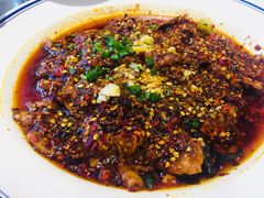 水煮肉片-国人川菜(李家村建东街店)