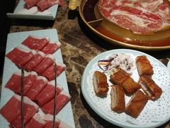 虾饼-猪啊牛呀羊啊铜盘烤肉(正大广场店)