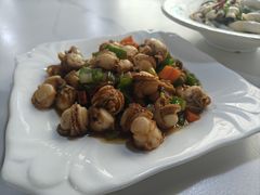 葱爆威海扇贝-威海渔村(静安旗舰店)