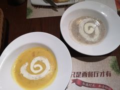 奶油蘑菇汤-斯比特花园西餐厅(东方商厦店)