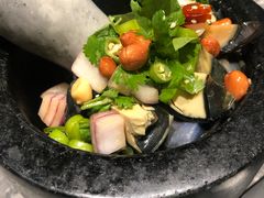 辣椒皮蛋擂茄子-稻鲜记潮汕砂锅粥