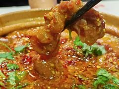 油泼砂锅泡椒牛肉-文和友老长沙龙虾馆(化龙池店)