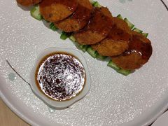 鹰嘴豆饼采秋葵-菩提树·素食餐厅(汇智国际商业中心店)