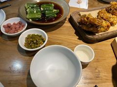 浇汁秋葵-潮粥荟·潮汕砂锅粥(槐房万达店)