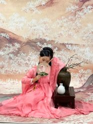 -后宫·古装汉服京剧儿童亲子全家福摄影