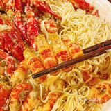 小龙虾拌面‼️在长沙吃上这一碗直接香迷糊了
