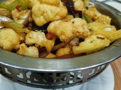 干锅花菜-清真·伊清阁餐厅