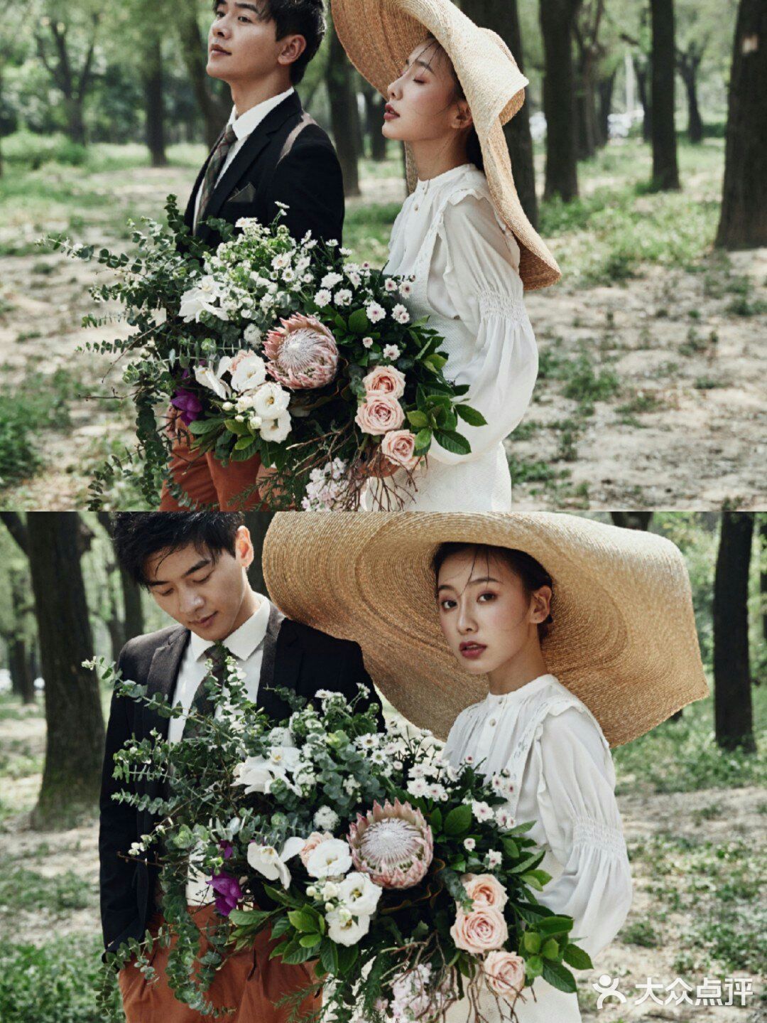 老公,咱们的森系婚纱照,真的很惊艳哦