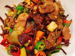 我最爱的干锅茶树菇炒腊肉-建辉湖南土菜馆(南大街店)