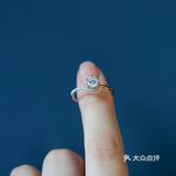 我愿称之为钻戒天花板，最爱的六爪钻戒~