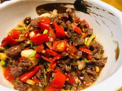 炒黄牛肉-老板很二(吉大店)