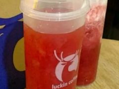 热恋蜜瓜燕麦拿铁-瑞幸咖啡(重医附二院江南院区店)