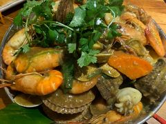 手抓海鲜黄咖喱味-仓库南洋海鲜小排档(柳河路店)