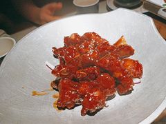 蒜香蜜汁排骨-绿茶餐厅(昌平悦荟店)
