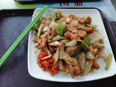 杏鲍菇肉片盖饼-中国农业大学·第四食堂风味餐厅