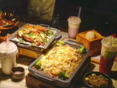 烤肉烤鸡双拼-绿茶餐厅(成都大悦城店)