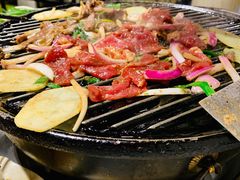 -燚店·铁板鱼蛙·烤肉·烤串(北新桥店)