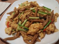 腊八蒜鸡蛋炒莜面鱼-谷养元(老火车站店)