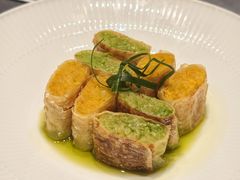 双色节瓜腐衣卷-狮王府淮扬菜(老门东店)