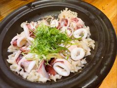 白灼东山小管绣球菌-临家闽南菜(五店市店)