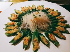 蒜蓉蒸秋葵-茶叁酒肆·楚味江湖(菱角湖店)