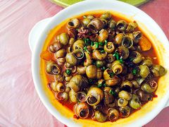 醬爆螺絲-丫丫蟹庄·苏式园林农家乐·阳澄湖大闸蟹(阳澄湖莲花岛店)