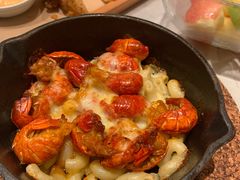 芝士拉丝焗小龙虾单份装-必胜客(城西银泰店)