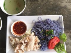 -蝶豆花蓝面条
